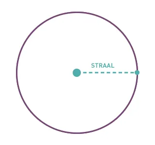 Bereken de straal